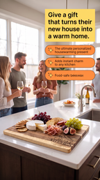 A Personalised Housewarming Gift to Celebrate Their New Beginning | Charcuterie Board