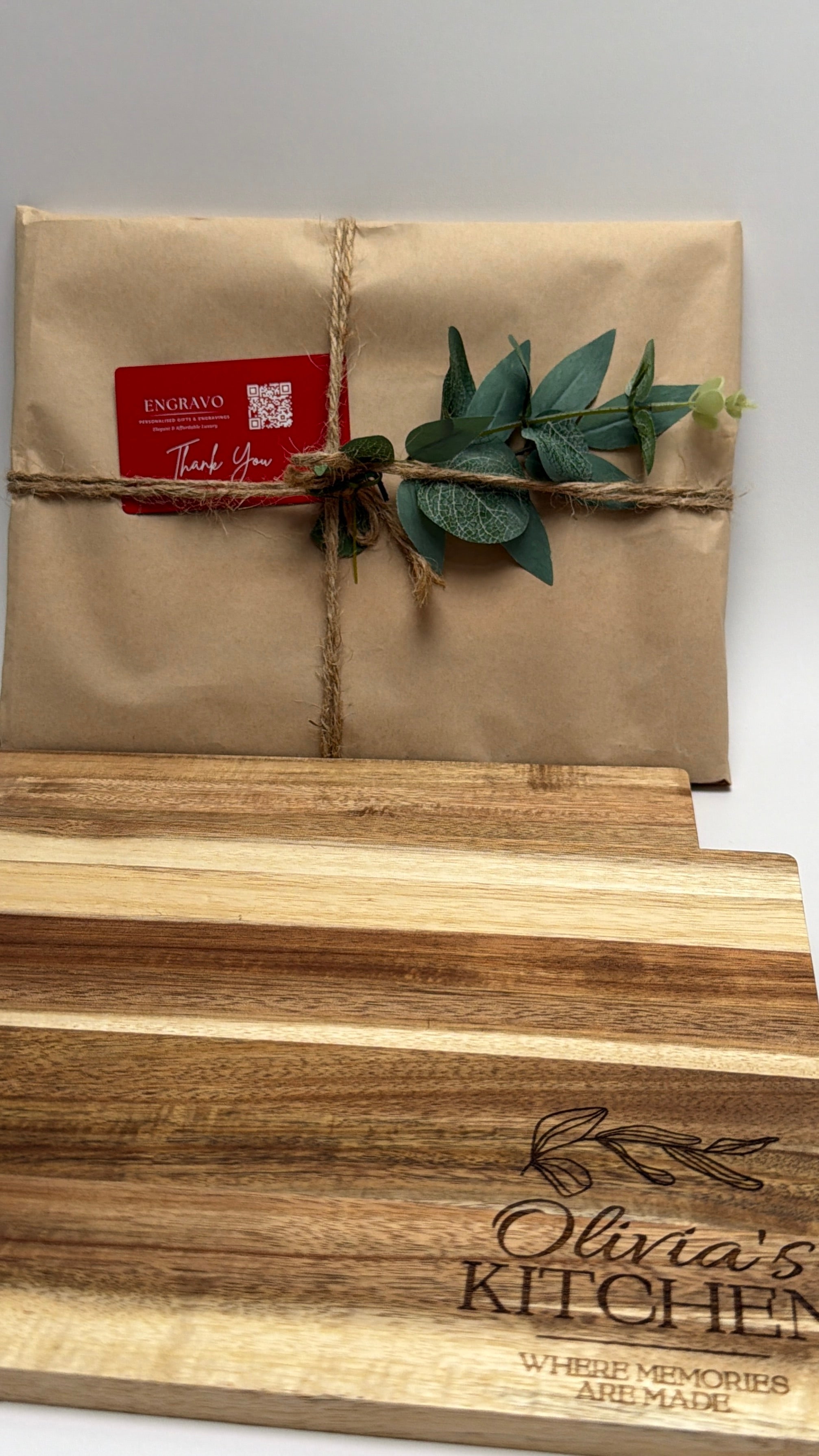 Personalised Medium Rectangular Acacia Charcuterie Board – Milestone Birthday Gift